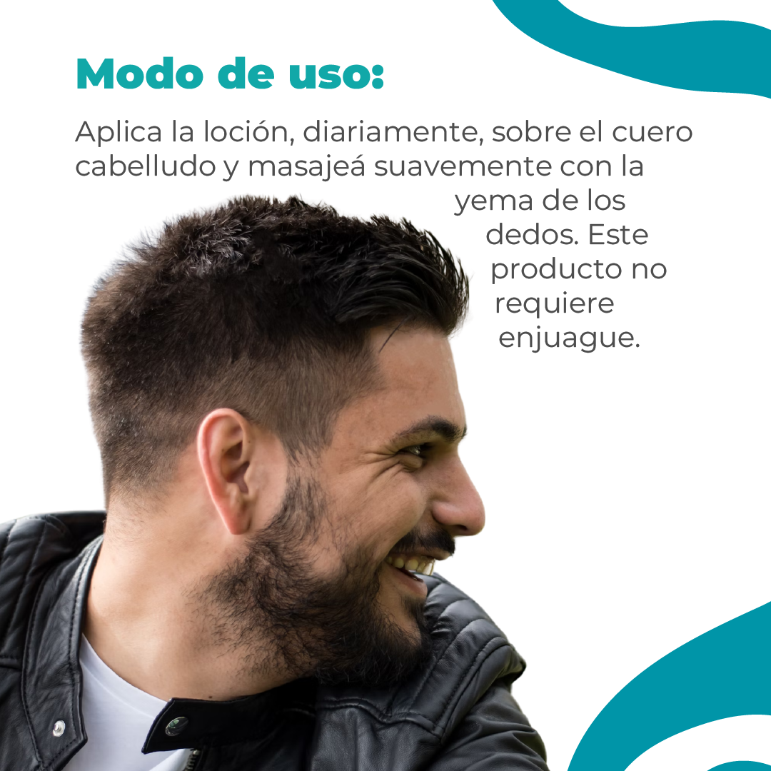 Combo Rutina Anticaída Avanzada para Hombres: Shampoo Anticaída + Loción Anticaída + Vitaminas Hairfy