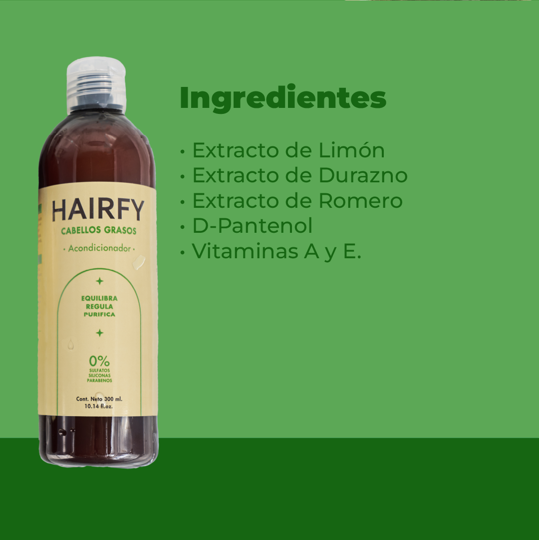 Combo Cabellos Grasos - Shampoo y Acondicionador