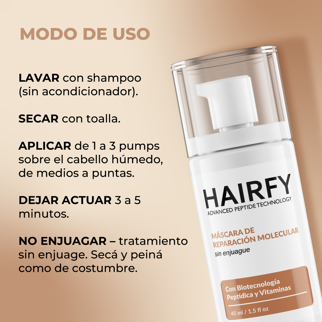 Combo Reparador: Shampoo + Acondicionador + Máscara