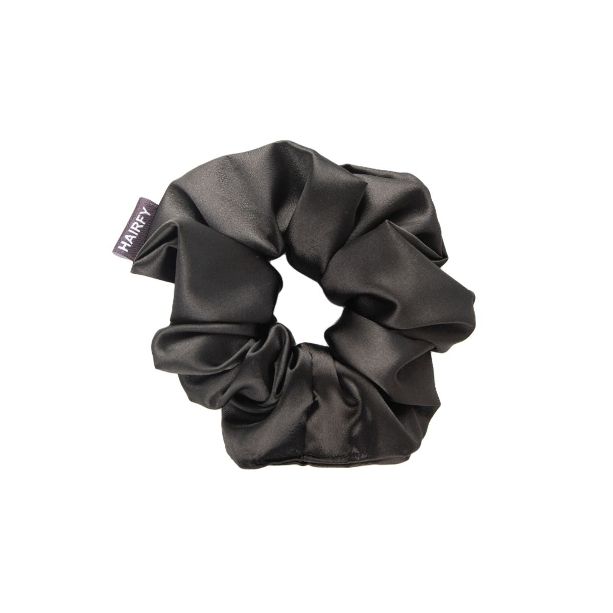 scrunchies colitas para el pelo negra