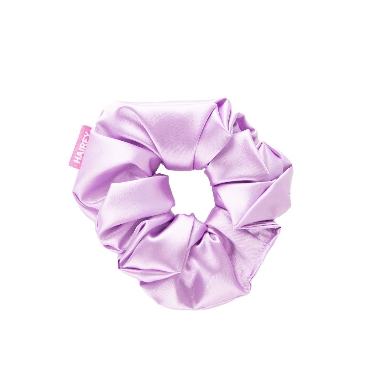 scrunchies colitas para el pelo violeta
