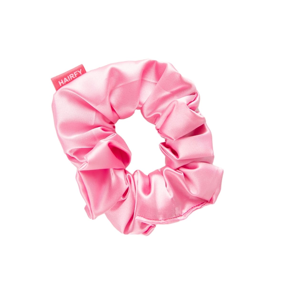 scrunchies colitas para el pelo rosa