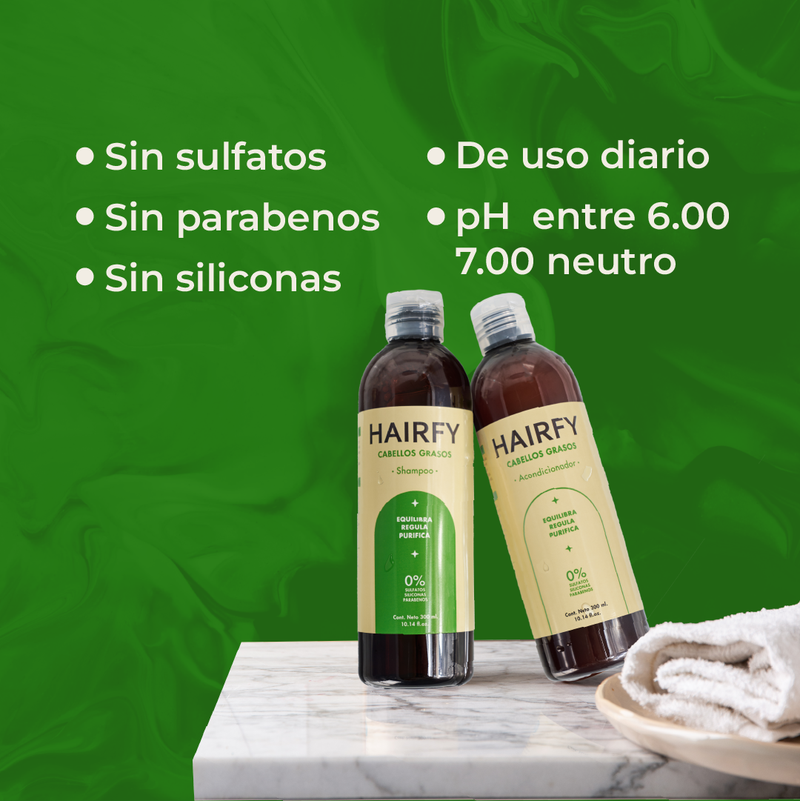 Combo Cabellos Grasos - Shampoo y Acondicionador