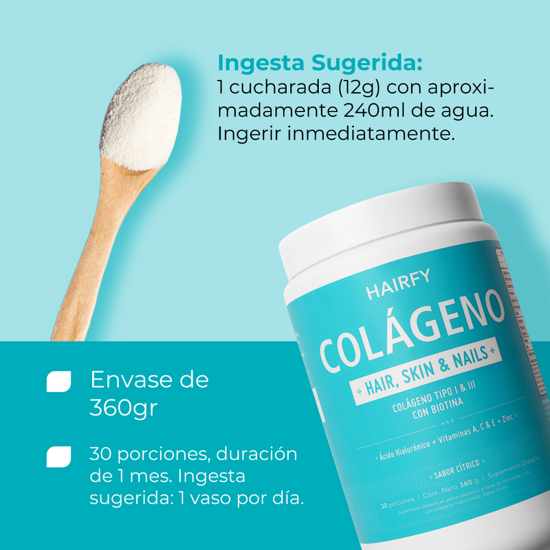 Colágeno Hair, Skin & Nails