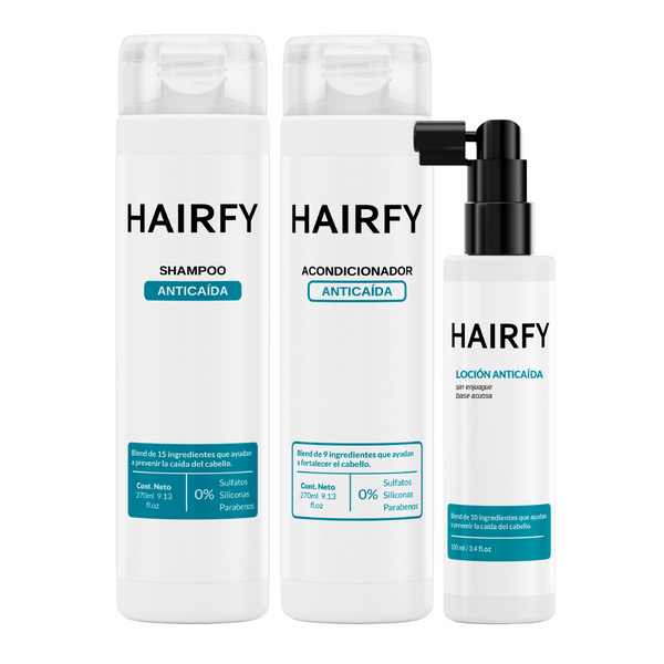 Combo Ducha+ Anticaída: Shampoo, Acondicionador y Loción Anticaída